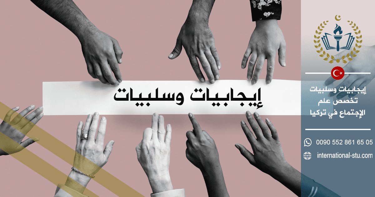 إيجابيات وسلبيات تخصص علم الإجتماع في تركيا