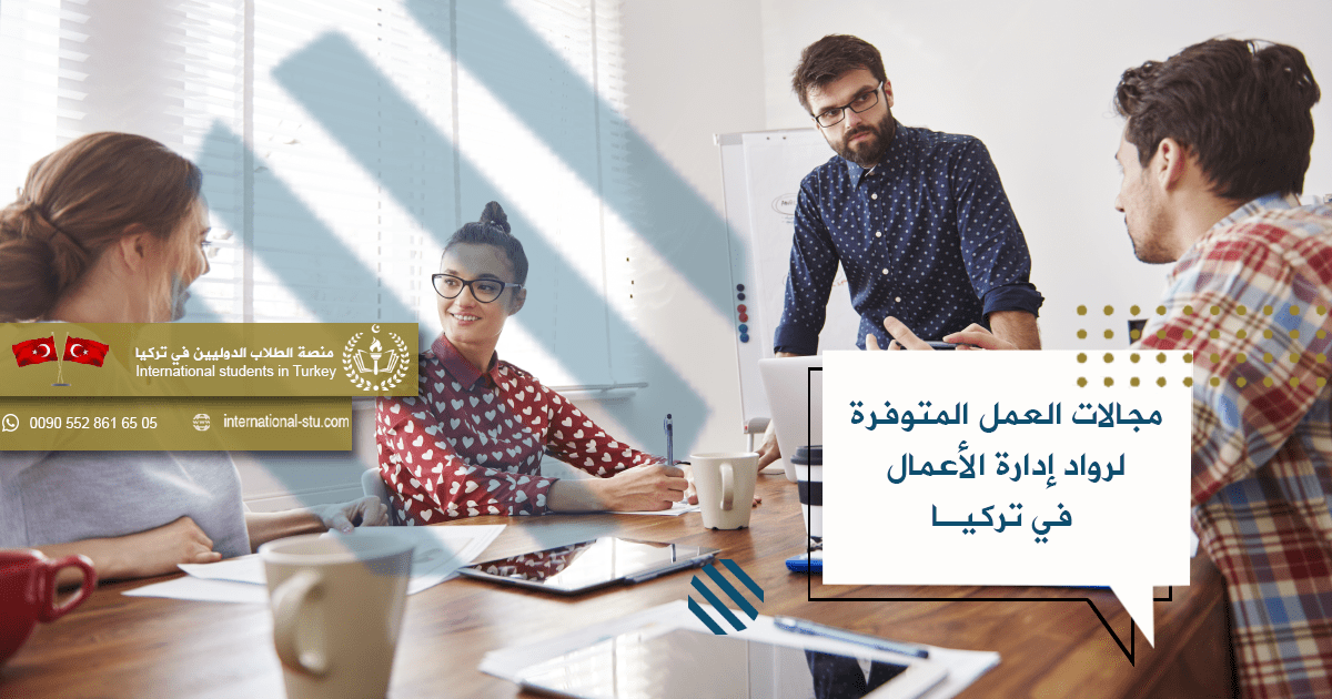 مجالات العمل المتوفرة لرواد إدارة الأعمال في تركيا