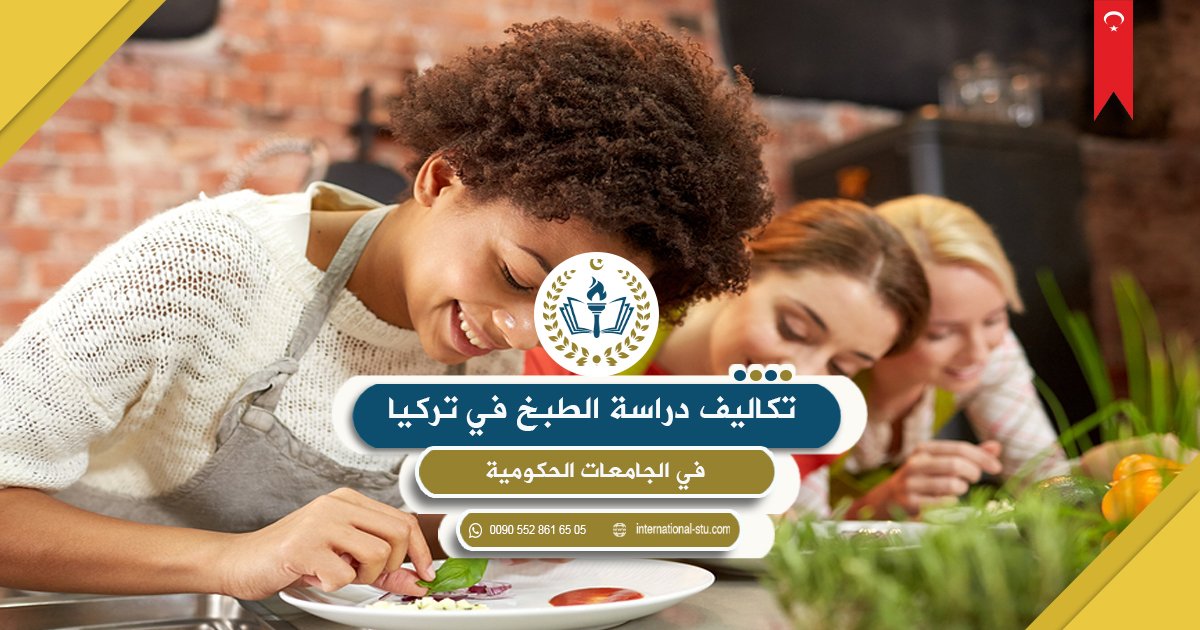 تكاليف دراسة الطبخ في تركيا في الجامعات الحكومية